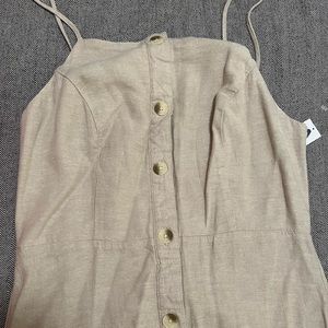 Old Navy Linen button front dress